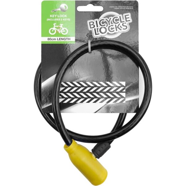 80cm Bicycle Lock with Keys Bike Scooter