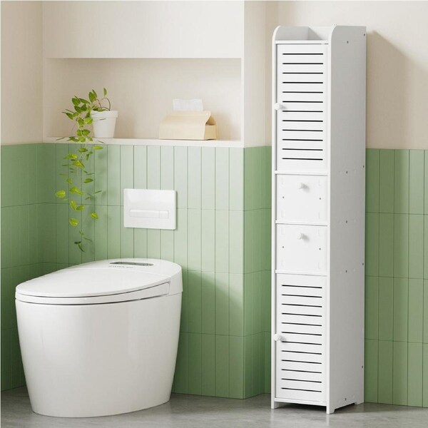 118cm Artiss Bathroom Storage Cabinet Toilet Laundry Tallboy Cupboard