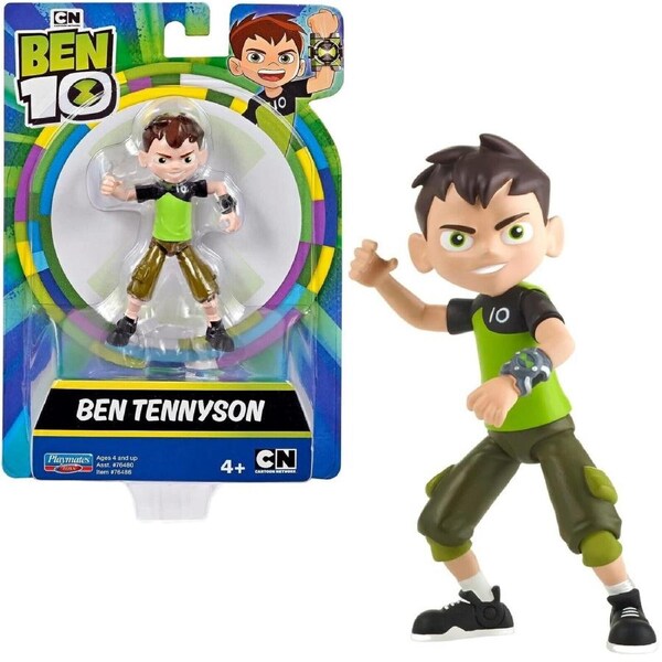 Ben 10 Basic Figure Ben Tennyson Assorted Cartoon Network Ages 4+ New Toy Play Gift