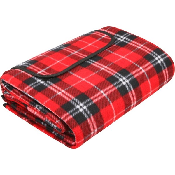 Wildtrak 200cm Picnic Rug w/PVC Backing Outdoor Travel Carpet Mat/Blanket Tartan