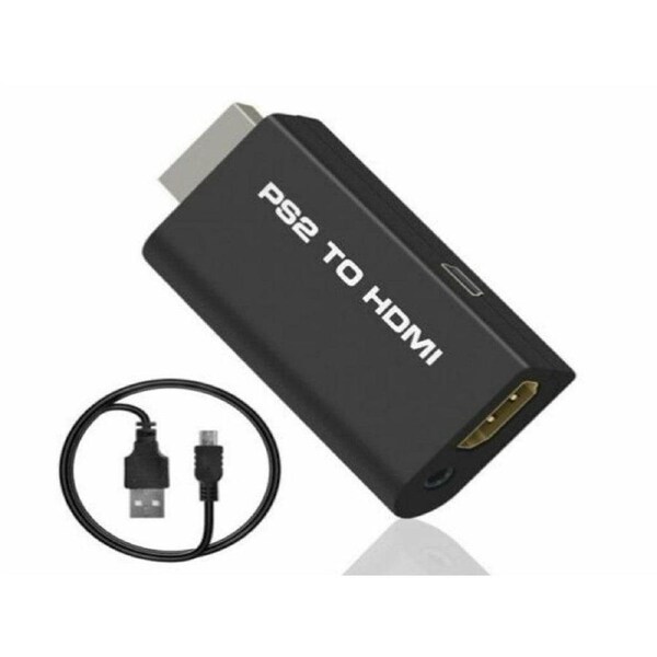 PS2 to HDMI Converter Adapter Compatible with Playstation 2