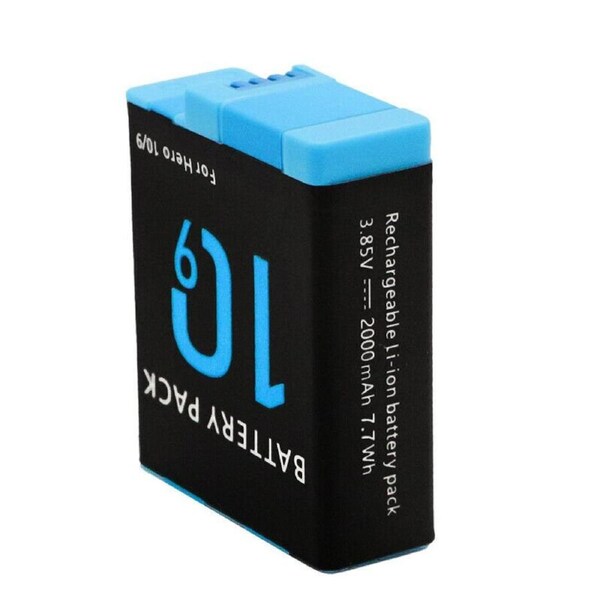2000mAh GoPro Rechargeable Battery for HERO 9 Hero10 Black SLR Sport Camera