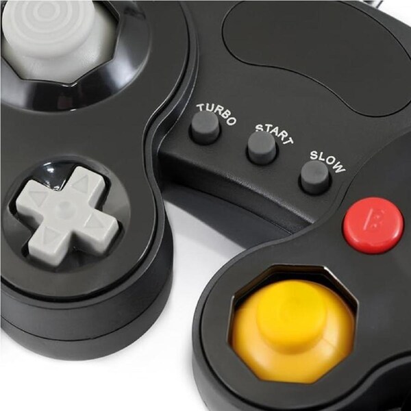 Premium Dual Shock Gamecube Controller Gamepad for Nintendo Wii GC NGC