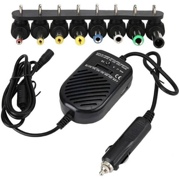 15V 80W Car Laptop Charger Travel Adapter Dell Hp Toshiba Sony Acer Universal