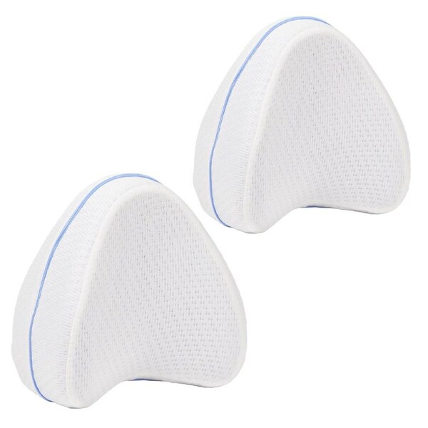 Contour Legacy Leg Pillow 2 Pack - Leg & Knee Foam Support Pillow - As Seen On TV