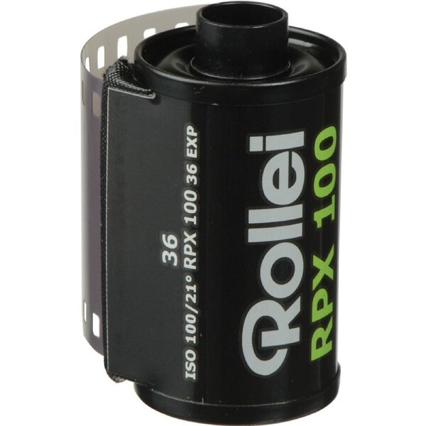 Rollei RPX 100 Black and White Negative Film (35mm Roll Film, 36 Exposures)