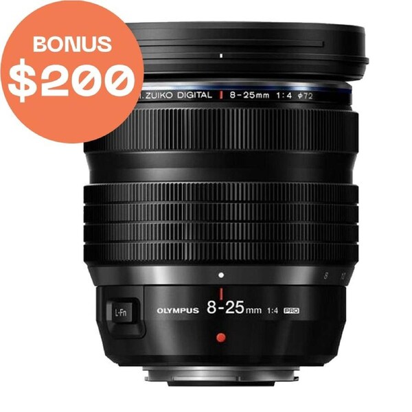 OM System M.Zuiko Digital ED 8-25mm F4 Pro Lens