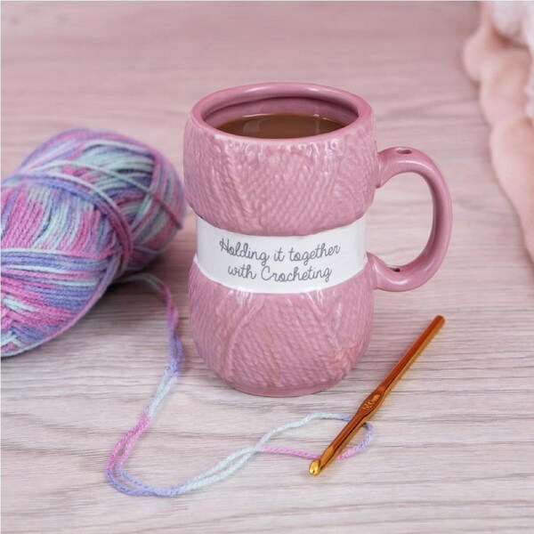 Crochet Mug - Holding It Together