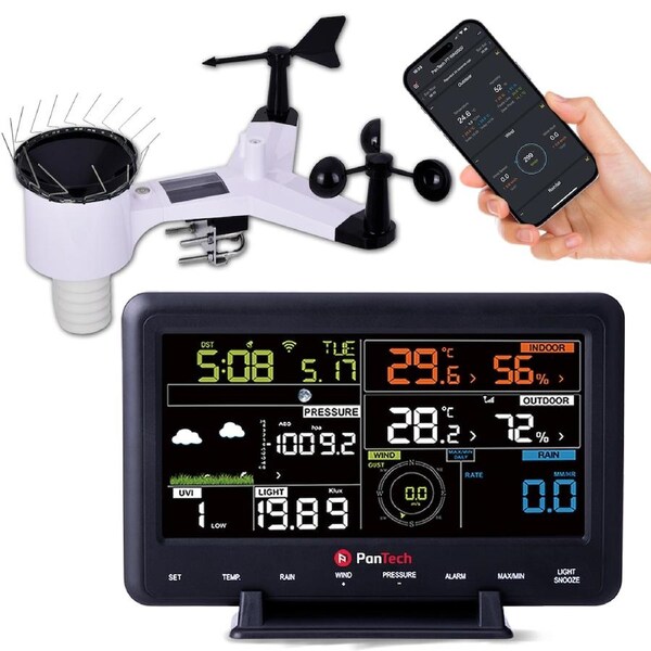 PanTech Weather Station Wireless Australia-Gen 2-Colour LCD Weather Station PT-WH2900