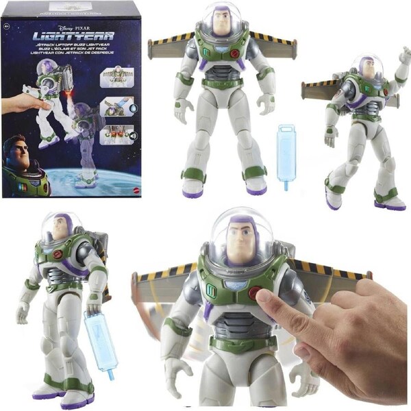 Disney Lightyear Movie Talking Buzz Lightyear Jetpack Liftoff Vapor Trail Wings