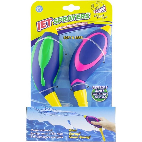 2pc Cooee Jet Water Sprayers Swimming Pool/Beach Kids Outdoor Water Toy 6+