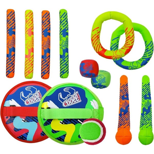 11pc Cooee Neoprene Mega Pool Ball/Ring Pool Game Dive Kids Water Toy Pack 6+