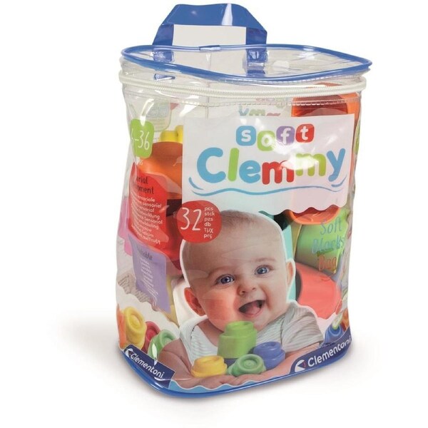 Clementoni Clemmy Soft Bag 32 Pieces