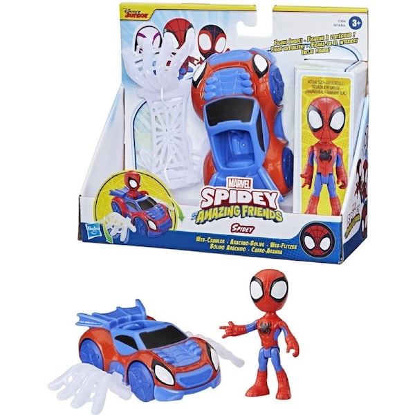 Marvel Spidey and His Amazing Friends Vehicle, Figure and Accessory Set