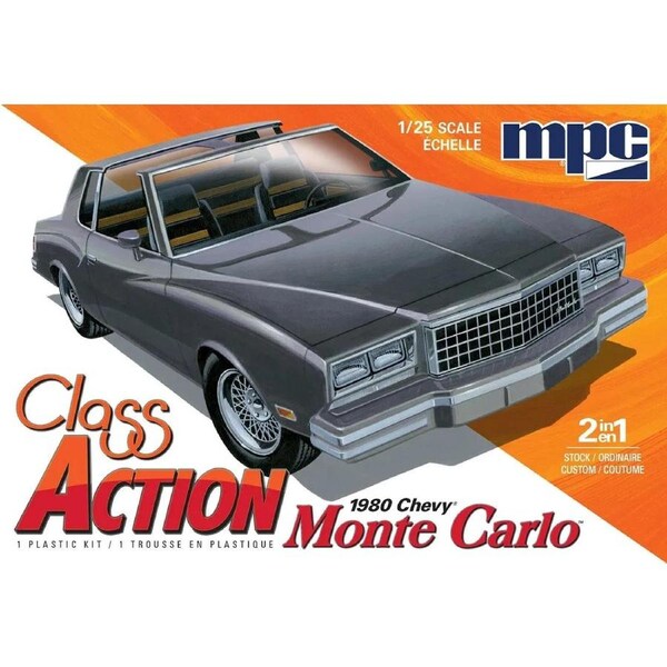 MPC 1/25 1980 Chevy Monte Carlo "Class Action" 2T Plastic Model Kit