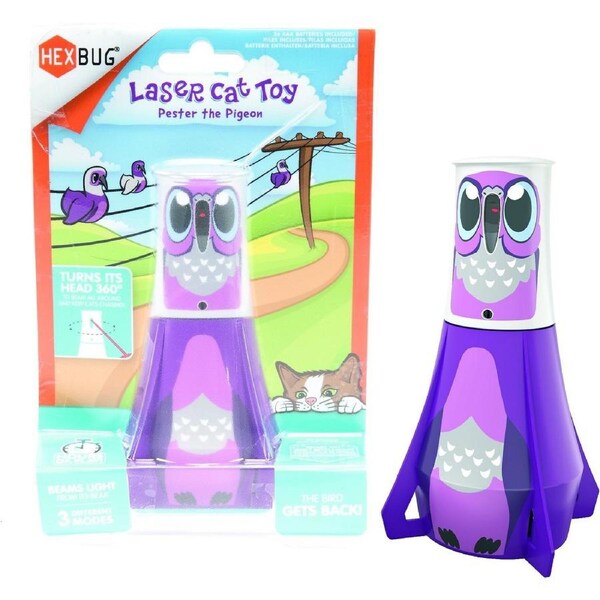 Hexbug Pester the Pigeon Cat Toy