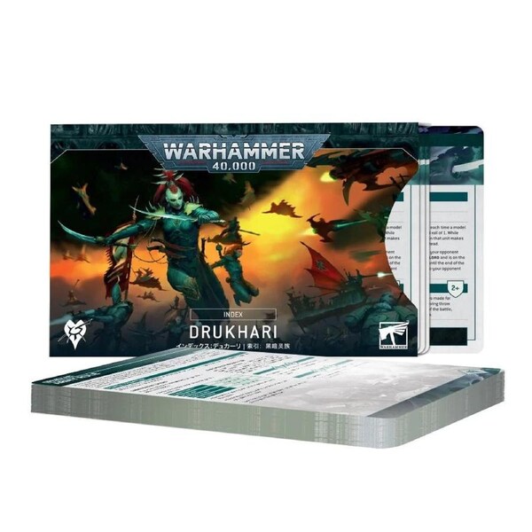Warhammer 40k: Index Cards Drukhari