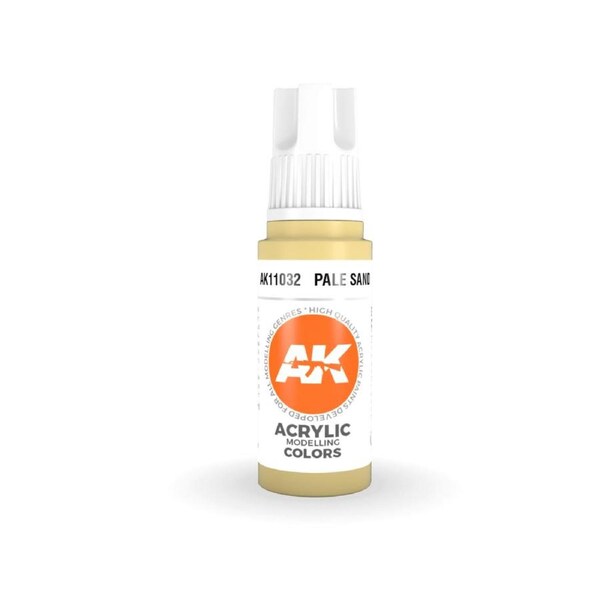 AK Interactive Pale Sand Acrylic Paint 17ml 3rd Generation
