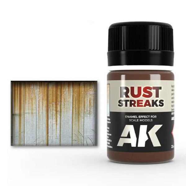 AK Interactive Weathering: Rust Streaks 35ml Enamel Paint