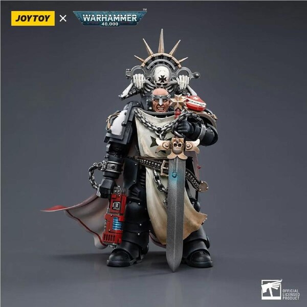 Joy Toy Warhammer 40k 1/18 Black Templars Marshal Baldeckrath