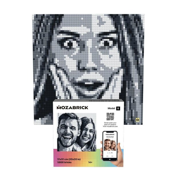 Mozabrick 51x51cm Model S Brick Mosaic Art/Craft Building Photo Construction Set