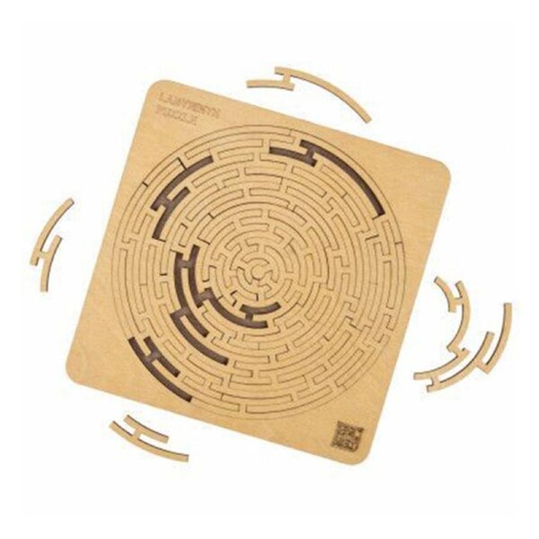 Escape Welt Labyrinth Wooden 3D Puzzle Kids Solving Brain Teaser Logic Game Toy