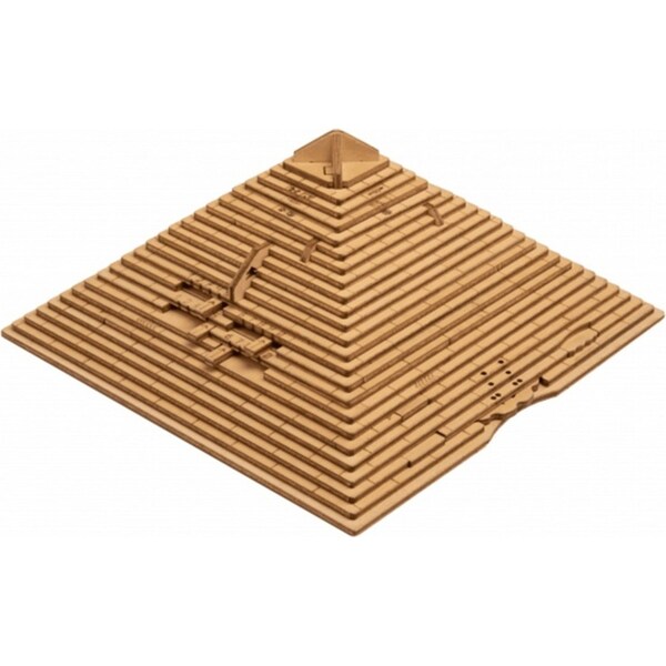 Escape Welt Quest Pyramid Wooden 3D Puzzle Kids/Family Toy w/ Hidden Compartment