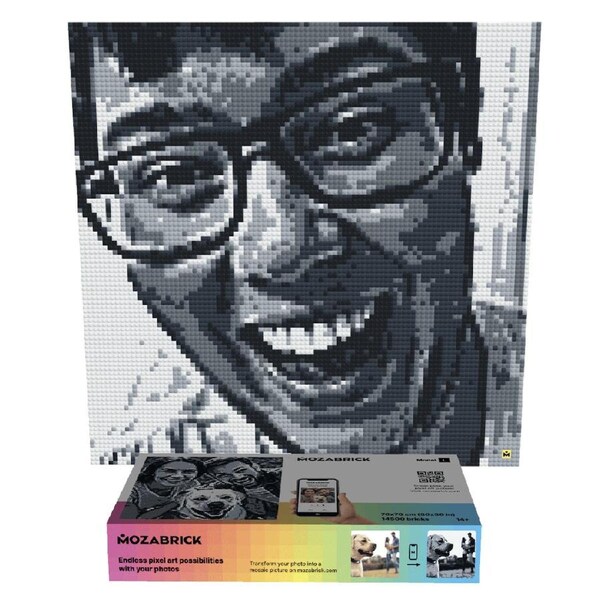 Mozabrick 76x76cm Model L Brick Mosaic Art/Craft Building Photo Construction Set