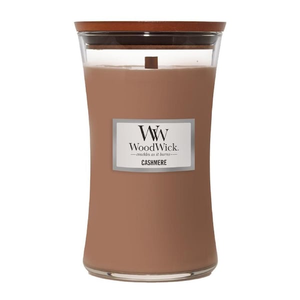 WoodWick Cashmere Large Scented Candle