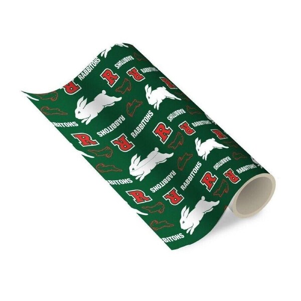 NRL Wrapping paper - South Sydney Rabbitohs - New Design - Gift Wrap - 49cmX69cm