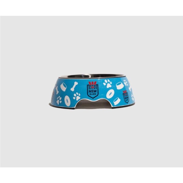 NRL Pet Bowl - New South Wales Blues - NSW - Food Water - Dog Cat