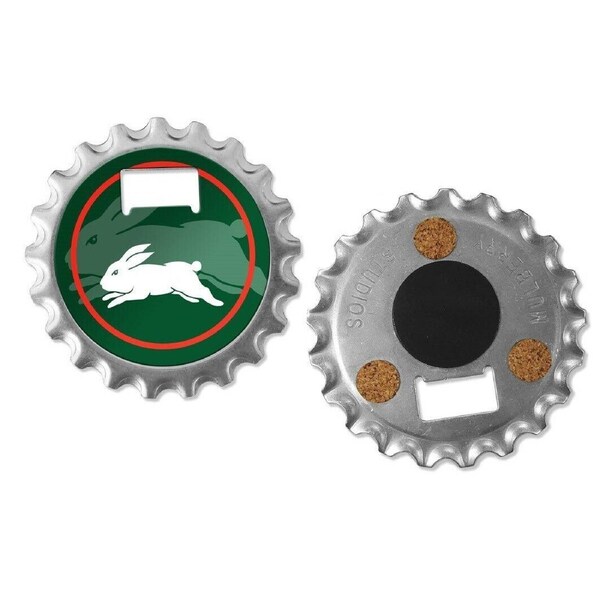 NRL Bottle Opener, Magnet & Coaster - South Sydney Rabbitohs - Rugby League