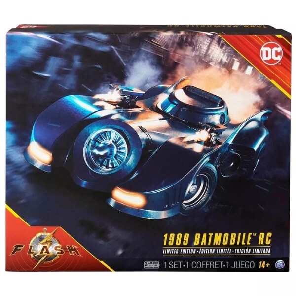 The Flash Movie Limited Edition 1989 Batmobile RC Car With Batman Action Figure