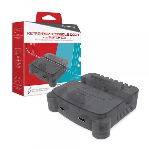 Hyperkin RetroN S64 Smoke Grey Dock for Switch
