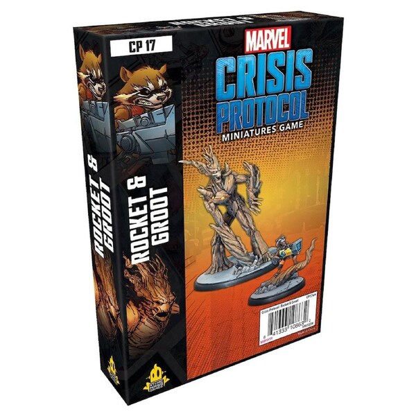 Marvel Crisis Protocol Rocket and Groot Character Pack Miniatures Board Game