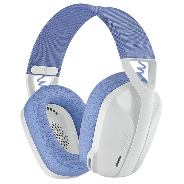 Logitech G435 LIGHTSPEED Wireless Gaming Headset (Off White and Lilac)
