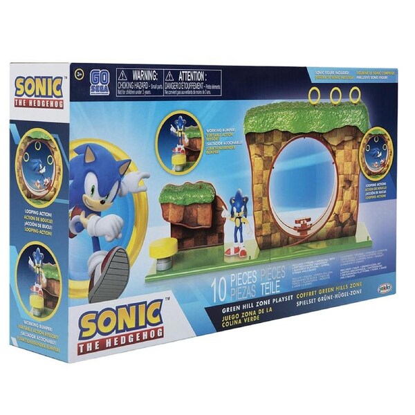 Sonic the Hedgehog: Green Hill Zone Playset