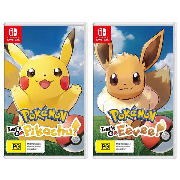 Pokemon Let's Go! Pikachu and Eevee Double Bundle