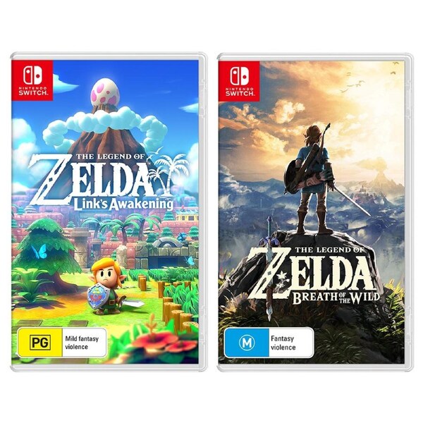 The Legend of Zelda: Link's Awakening with The Legend of Zelda: Breath of the Wild Bundle