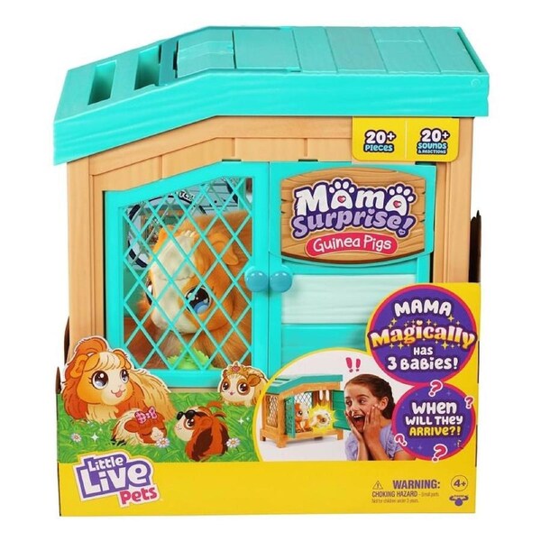 Little Live Pets Mama Surprise Guinea Pigs Playset
