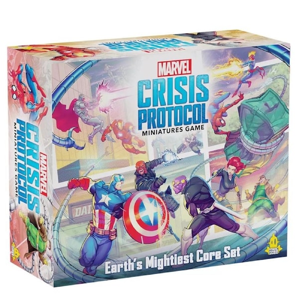 Marvel Crisis Protocol Miniatures Game Earth's Mightiest Heroes Core Set Board Game