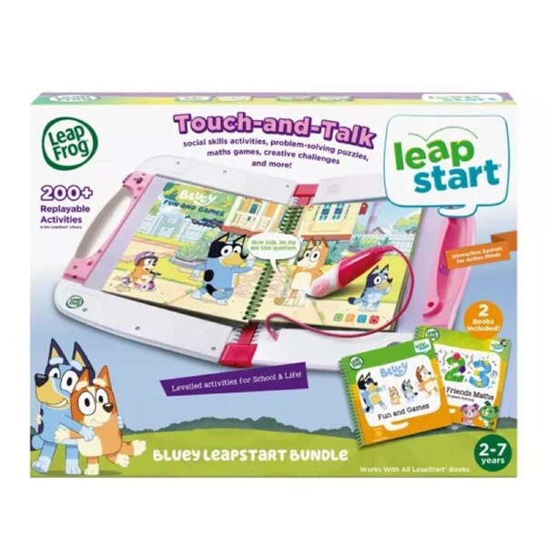 LeapFrog Bluey Leapstart Bundle Pink