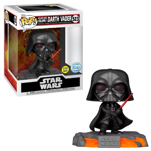 Star Wars Darth Vader Red Saber Series Volume 1 Glow In The Dark Deluxe Funko POP! Vinyl