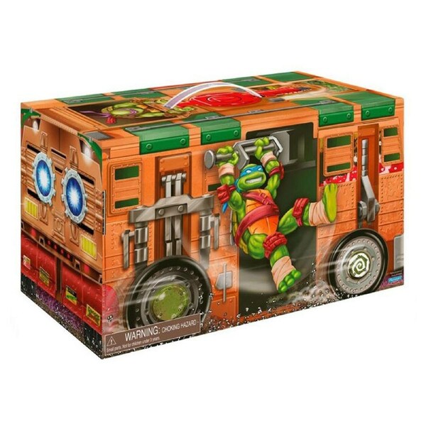 Teenage Mutant Ninja Turtles 6 Pack Action Figure Bundle and Case