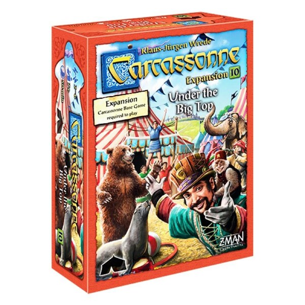 Carcassonne: Under The Big Top Expansion 10 Board Game