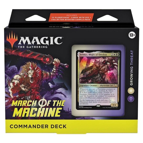 Magic the Gathering: March of the Machine Growing Threat Commander Deck