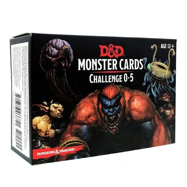 Dungeons and Dragons: Spellbook Monster Challenge 0-5 Cards