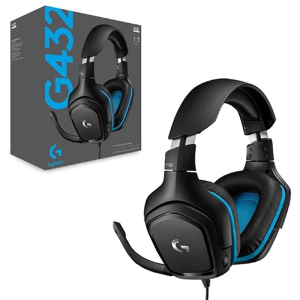 Logitech G432 Wired 7.1 Surround Sound Gaming Headset