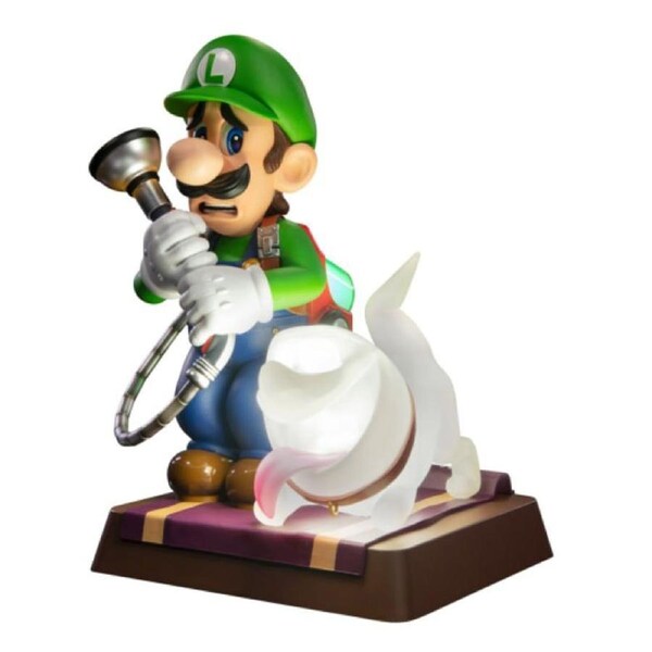 First 4 Figures Luigi's Mansion 3: Luigi and Polterpup 9 inch PVC Collectors Statue