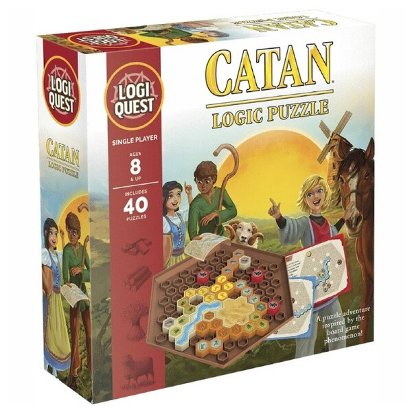 Logiquest Catan Logic Puzzle Board Game